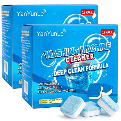 Buy 2 Get Free Laundry & Color Catcher Sheets - Drain Cleaner Effervescent Tablets 12 Pack | Deep Cleaning Foaming Tabs for Kitchen Sink, Bathroom, Tub & Pipe Deodorizer