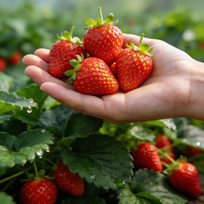 5000+Premium Cream Strawberry Seeds - Extra Large & Juicy Fruit Formula
