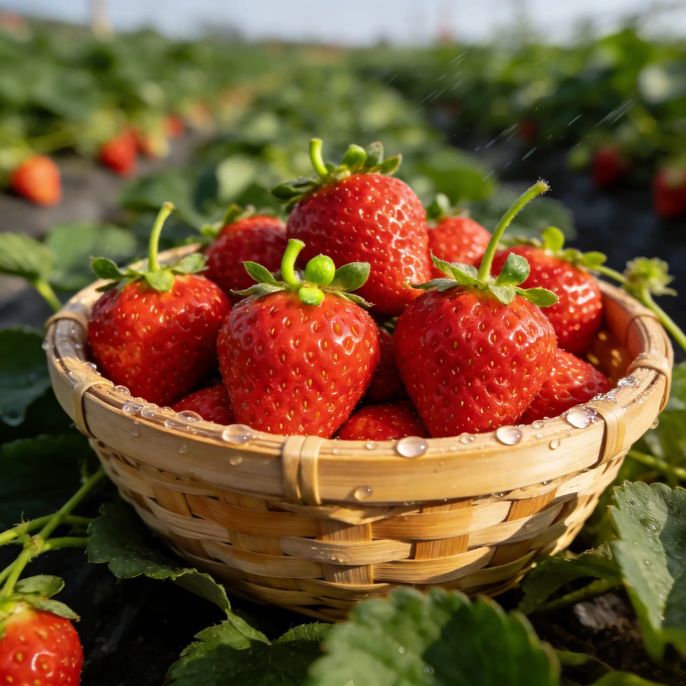 5000+Premium Cream Strawberry Seeds - Extra Large & Juicy Fruit Formula