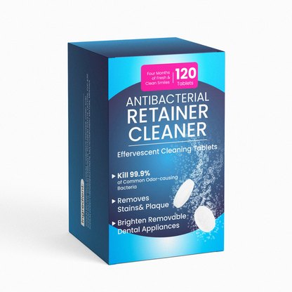 PICKZONE Extra Strength Retainer Cleaner Tablets - Advanced Stain & Odor Eliminator
