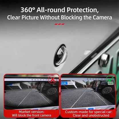 2PCS Car Camera Lens Cover — 360° Panoramic Waterproof Anti-Scratch HD Clear Protector for Tesla & Most Cars SUV