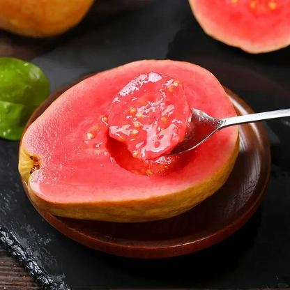200+ Premium Red Guava Seeds - Sweet Exotic Tropical Fruit Variety