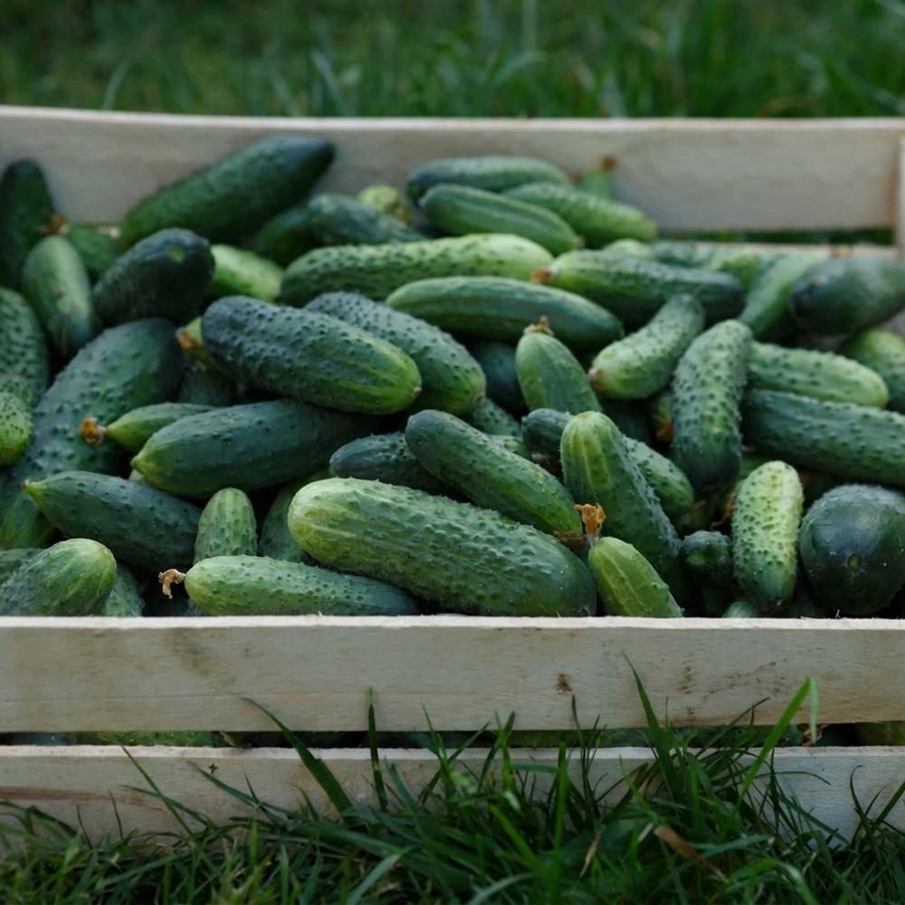 80+Mini Crisp Mini Cucumber Seeds - High-Yield Backyard Vegetable Formula