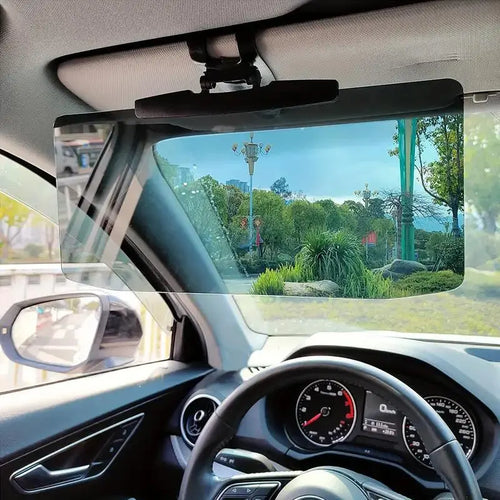 AutoShield Car Anti-Glare Visor Extender Sunlight & Headlight Shield Adjustable Universal Fit for Safer Day & Night Driving Reduces Glare Enhances Visibility