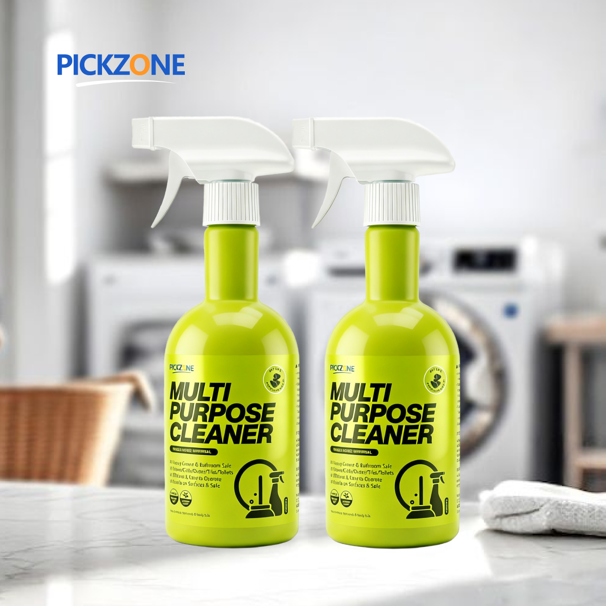 PICKZONE All Purpose Cleaner Spray - Jasmine Scented Multi-Surface Grime Remover