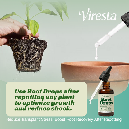 VIRESTA Advanced Root Drops - Dual-Action Hormone for Plant Cuttings & Propagation