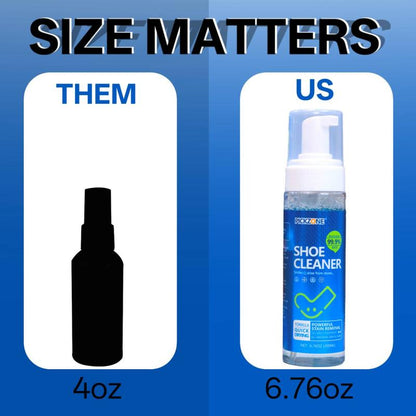 PICKZONE Premium Shoe Cleaner Foam Kit - Safe for Leather, Suede & Nubuck (6.76 oz)