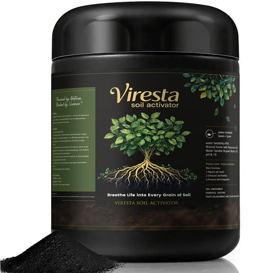 VIRESTA Soil Activator - Concentrated Humic Acid Formula for Lawn & Garden (13.8 oz)