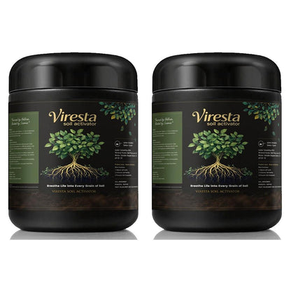VIRESTA Soil Activator - Concentrated Humic Acid Formula for Lawn & Garden (13.8 oz)