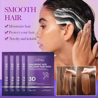ZaiDoc 3D Hyaluronic Acid Collagen Hair Mask 30g (10 Pack)