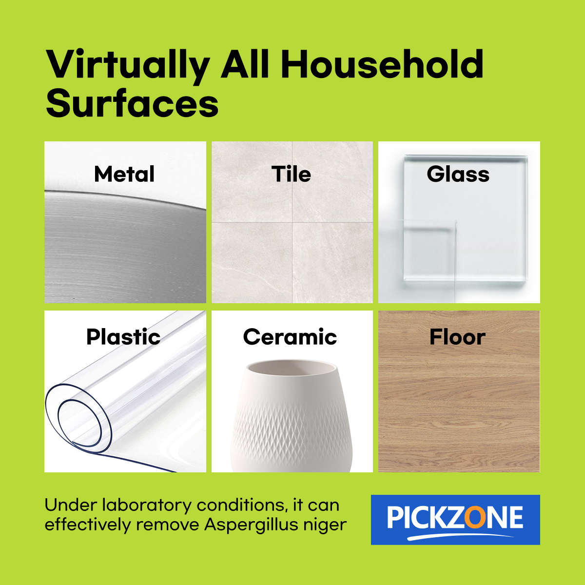 PICKZONE Heavy-Duty Mold & Mildew Remover Spray - Multi-Surface Stain Defense