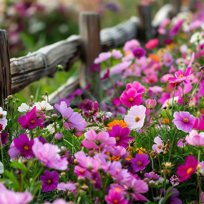 24 Perennial Wildflower Seeds Mix - Premium Non-GMO Pollinator Blend