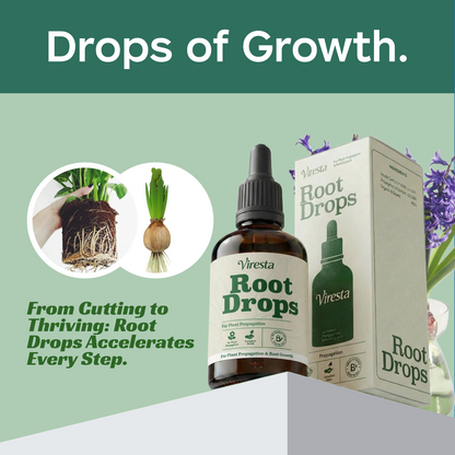 VIRESTA Advanced Root Drops - Dual-Action Hormone for Plant Cuttings & Propagation