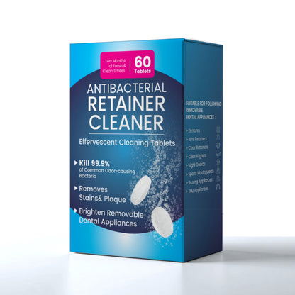 PICKZONE Extra Strength Retainer Cleaner Tablets - Advanced Stain & Odor Eliminator
