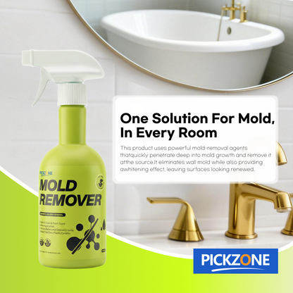 PICKZONE Heavy-Duty Mold & Mildew Remover Spray - Multi-Surface Stain Defense