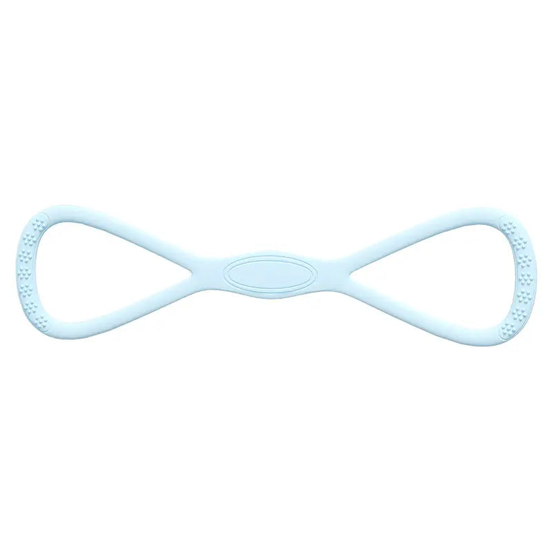 YICF Portable Figure-8 Silicone Elastic Resistance Band, Unisex Exercise Equipment for Home Gym & At Home Gym Equipment, Ideal for On-the-Go Workouts & Yoga