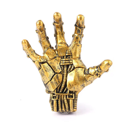Terminator Hand Metal Decorative Statue Wall Mount - Basketball Holder, Soccer Ball Display Rack, 1 Pack Home Organizer for Room, Ideal Gift