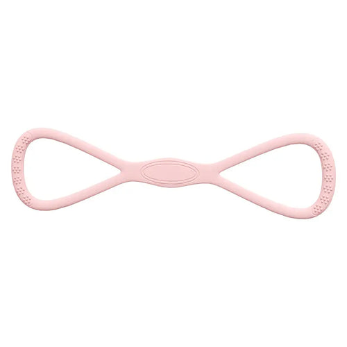 YICF Portable Figure-8 Silicone Elastic Resistance Band, Unisex Exercise Equipment for Home Gym & At Home Gym Equipment, Ideal for On-the-Go Workouts & Yoga