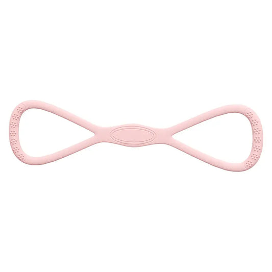YICF Portable Figure-8 Silicone Elastic Resistance Band, Unisex Exercise Equipment for Home Gym & At Home Gym Equipment, Ideal for On-the-Go Workouts & Yoga