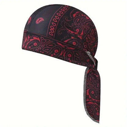 Cooling Headscarf Cap Set – Motorcycle Pirate Head Wrap, Safety Helmet Liner, Elastic Fit, Hand Washable | Outdoor Headwear for Athletes