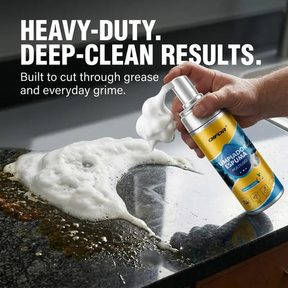 Multi-Purpose Cleaning Solution - Heavy-Duty Grease & Stain Remover, Fresh Lemon Scent - Disinfectant Safe for Outdoor Cooking Spaces, Car, Floors