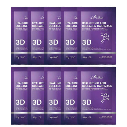 ZaiDoc 3D Hyaluronic Acid Collagen Hair Mask 30g (10 Pack)