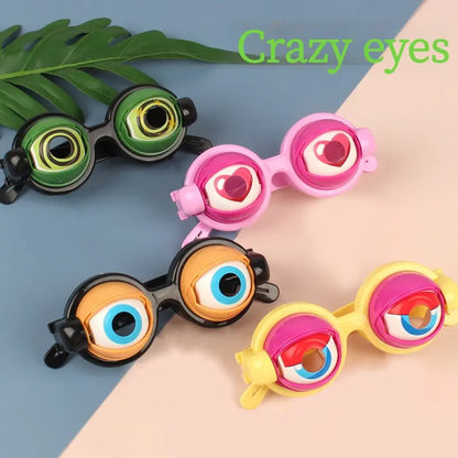 Fun Quirky Children's Glasses - Whimsical Accessories, Creative Prank Toy, Party Supply for Easter, Christmas Festive Gifting